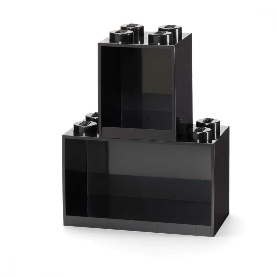 LEGO® Policová sada BRICK černá