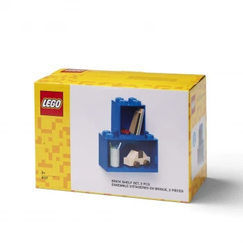 LEGO® Policová sada BRICK černá