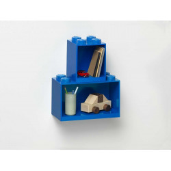 LEGO® Policová sada BRICK modrá