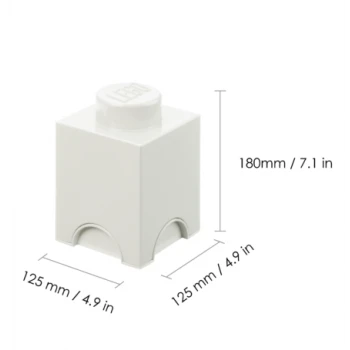 LEGO® STORAGE BOX 1 Úložný box bílý