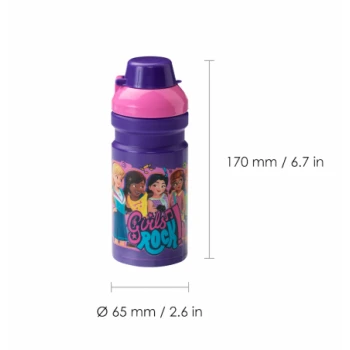 LEGO® FRIENDS Láhev na pití 350 ml - fialová