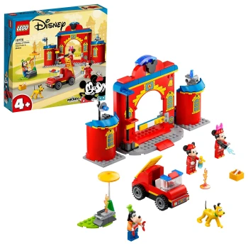 LEGO® 10776 DISNEY™ Hasičská stanice a auto Mickeyho a přátel