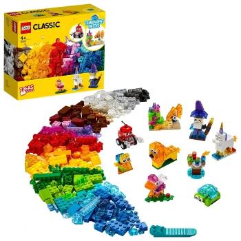LEGO® 11013 CLASSIC Průhledné kreativní kostky