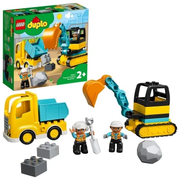 LEGO® 10931 DUPLO® Náklaďák a pásový bagr