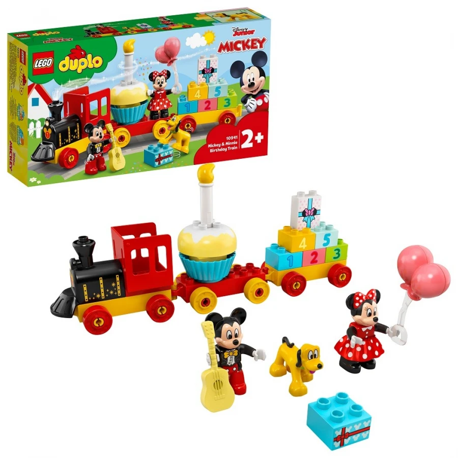 LEGO® 10941 DUPLO® Narozeninový vláček Mickeyho a Minnie