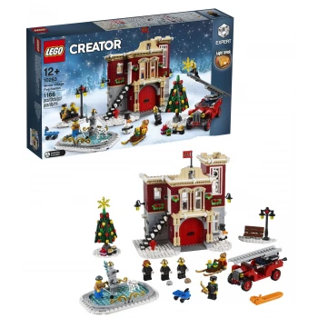 LEGO® 10263 CREATOR Hasičská stanice v zimní vesnici