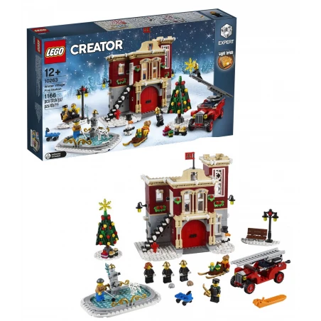 LEGO® 10263 CREATOR Hasičská stanice v zimní vesnici