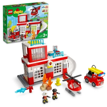 LEGO® 10970 DUPLO® Hasičská stanice a vrtulník