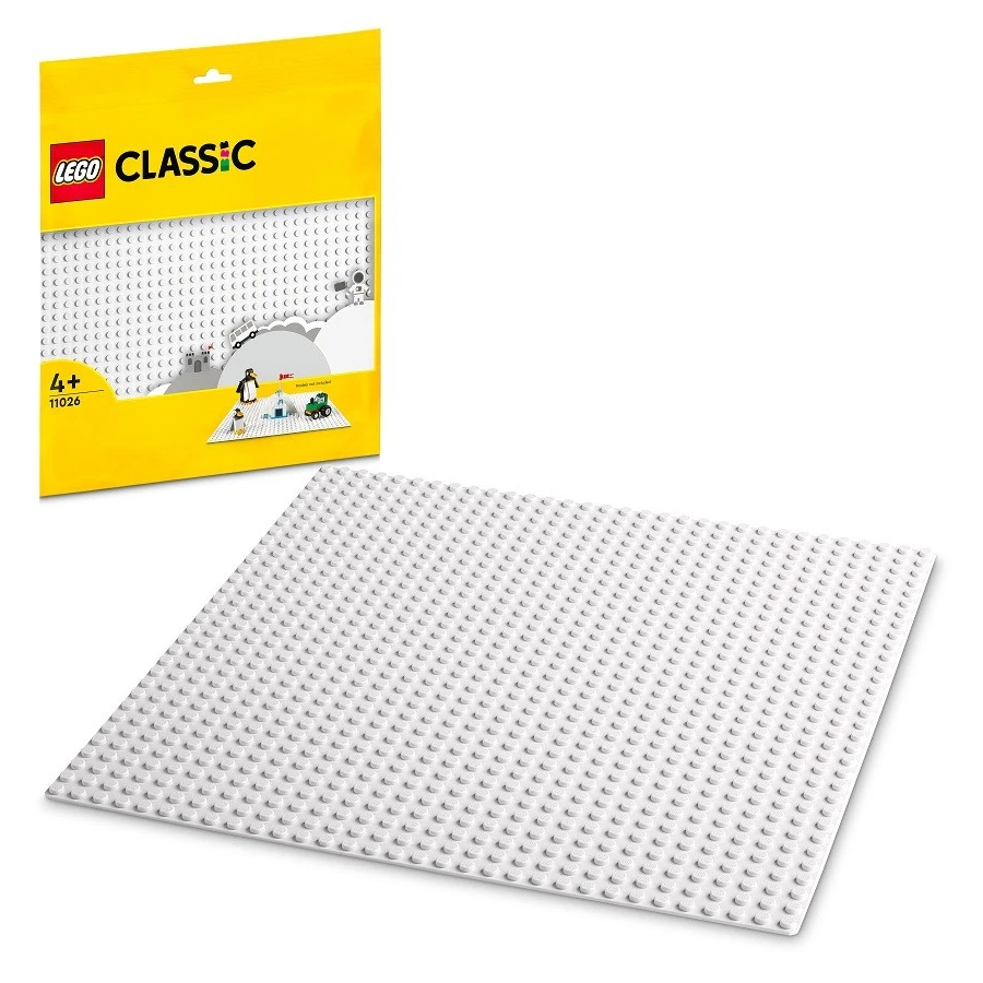 LEGO® 11026 CLASSIC Bílá podložka na stavění