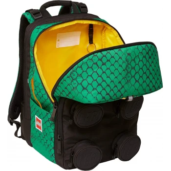 LEGO® BAGS® Ninjago® Green Lloyd brick 2x2 školní taška Peterson