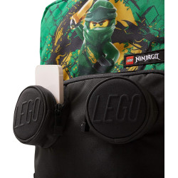 LEGO® BAGS® Ninjago® Green Lloyd brick 2x2 školní taška Peterson