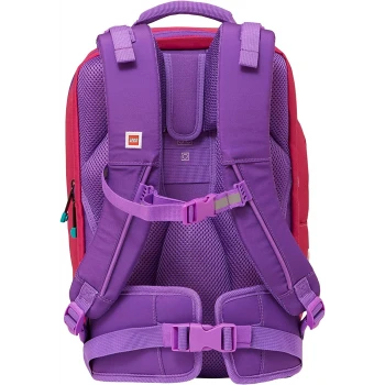 LEGO® BAGS ® Pink/Purple brick 2x2 školní taška Peterson