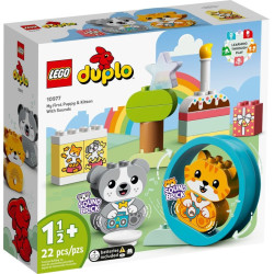 LEGO® 10977 DUPLO® Moje první štěňátko a koťátko vydávající zvuky