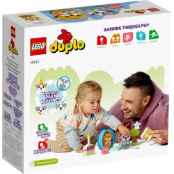 LEGO® 10977 DUPLO® Moje první štěňátko a koťátko vydávající zvuky