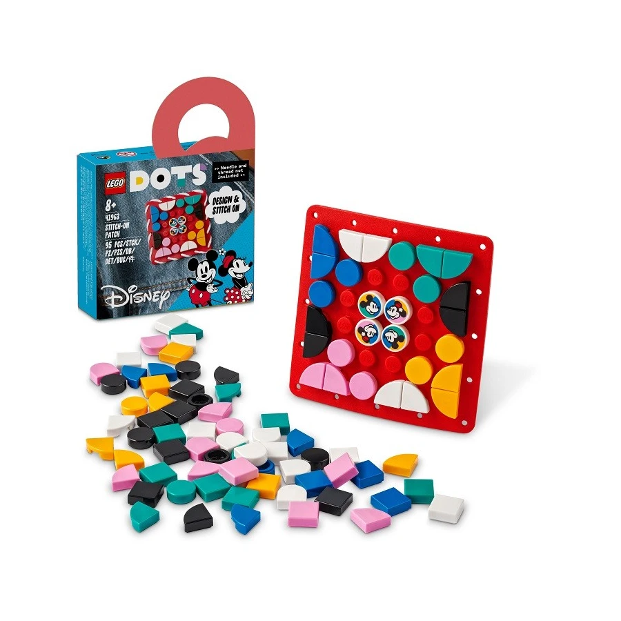 LEGO® 41963 DOTS Nášivka Myšák Mickey a Myška Minnie