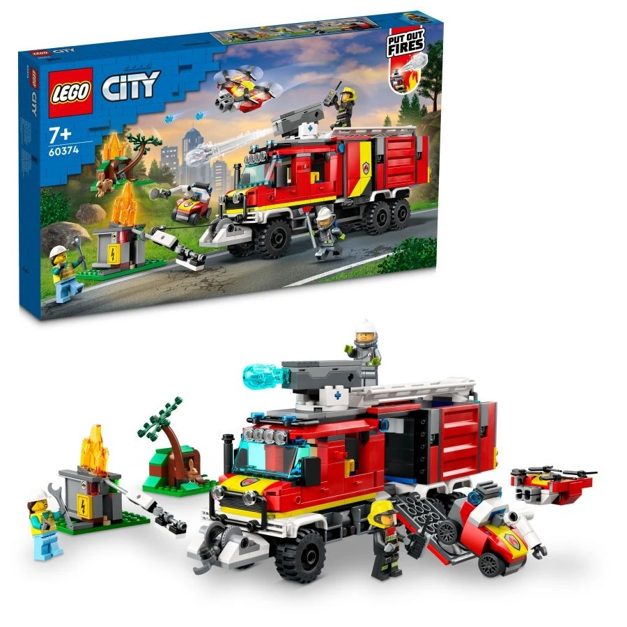 LEGO® 60374 CITY Velitelský vůz hasičů