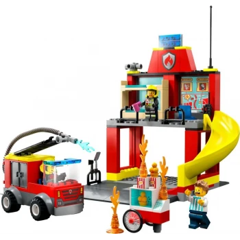 LEGO® 60375 CITY Hasičská stanice a auto hasičů