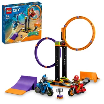 LEGO® 60360 CITY Kaskadérská výzva s rotujícími kruhy