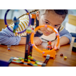 LEGO® 60360 CITY Kaskadérská výzva s rotujícími kruhy