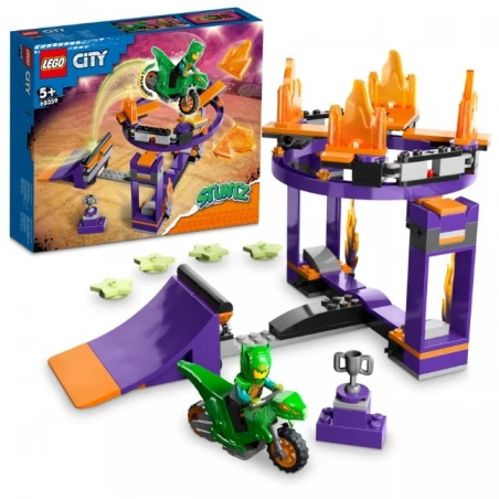 LEGO® 60359 CITY Kaskadérská výzva s rampou a obručí