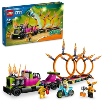LEGO® 60357 CITY Tahač s ohnivými kruhy