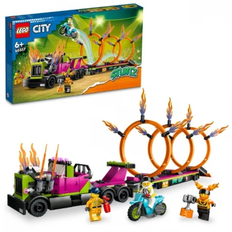 LEGO® 60357 CITY Tahač s ohnivými kruhy