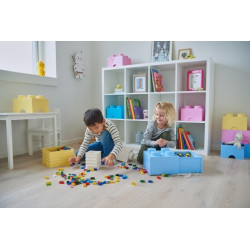 LEGO® STORAGE BOX 4 Úložný box světle modrý se šuplíky