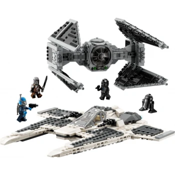 LEGO® 75348 STAR WARS® Mandalorianská stíhačka třídy Fang proti TIE Interceptoru
