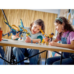 LEGO® 71796 NINJAGO Živelný drak proti robotovi císařovny