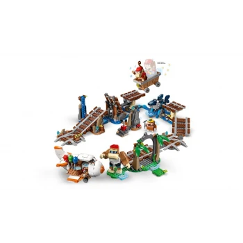 LEGO® 71425 SUPER MARIO Diddy Kongova jízda v důlním vozíku – rozšiřující set