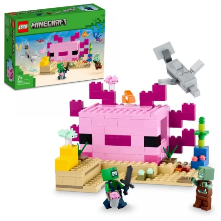 LEGO® 21247 MINECRAFT® Domeček axolotlů