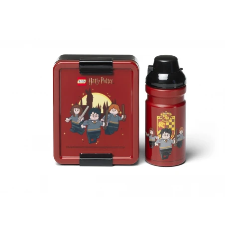 LEGO® Harry Potter™ svačinový set Nebelvír -  box a láhev