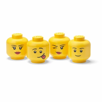 LEGO® STORAGE HEAD multipack minihlav - 4 ks hlava XS