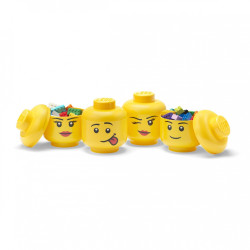 LEGO® STORAGE HEAD multipack minihlav - 4 ks hlava XS
