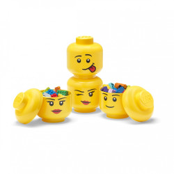 LEGO® STORAGE HEAD multipack minihlav - 4 ks hlava XS