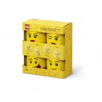 LEGO® STORAGE HEAD multipack minihlav - 4 ks hlava XS