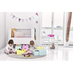 LEGO® STORAGE BOX 8 Úložný box aqua s šuplíky