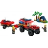 LEGO® 60412 CITY Hasičský vůz 4x4 a záchranný člun