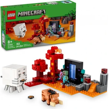 LEGO® 21255 MINECRAFT® Přepadení v portálu do Netheru