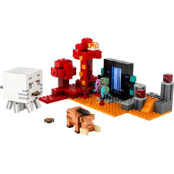 LEGO® 21255 MINECRAFT® Přepadení v portálu do Netheru