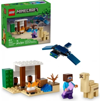 LEGO® 21251 MINECRAFT® Steve a výprava do pouště