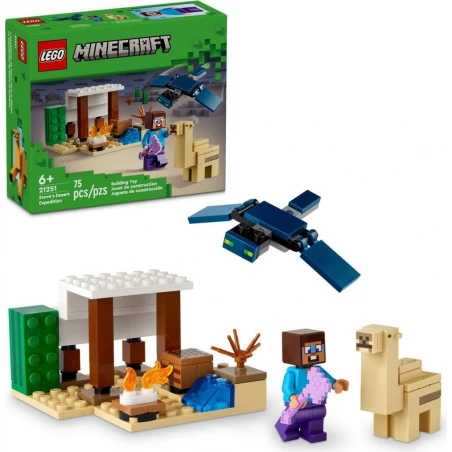 LEGO® 21251 MINECRAFT® Steve a výprava do pouště