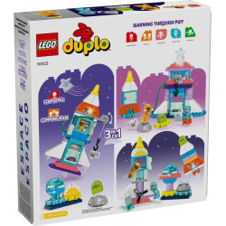 LEGO® 10422 DUPLO Vesmírné dobrodružství s raketoplánem 3 v 1