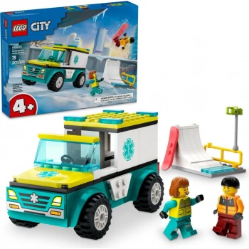 LEGO® 60403 CITY Sanitka a snowboardista