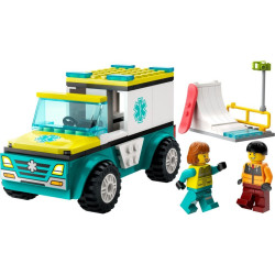 LEGO® 60403 CITY Sanitka a snowboardista