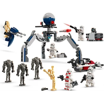 LEGO® 75372 STAR WARS™ Bitevní balíček klonového vojáka a bitevního droida