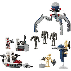 LEGO® 75372 STAR WARS™ Bitevní balíček klonového vojáka a bitevního droida