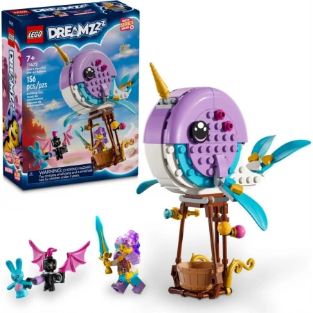 LEGO® 71472 DREAMZzz™ Izzie a její horkovzdušný balón ​ve tvaru narvala