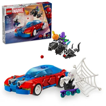 LEGO® 76279 MARVEL Spider-Manovo závodní auto a Venom Zelený goblin