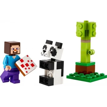 LEGO® 30672 MINECRAFT® Steve a mládě pandy